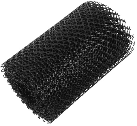 Gatuida Protector Antiadherente de Esquí Malla Negra 16 Cm X 6 M X 8 Mm para Snowboard, Funda Recortable Resistente al Hielo, Accesorio Portátil para Deportes de Invierno y Mantenimiento