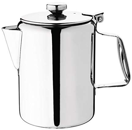 Olympia Concorde Coffee Pot Stainless Steel 32Oz Espresso Maker Italian