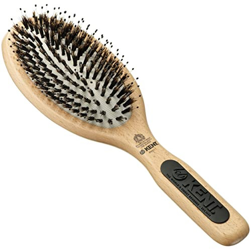 Kent Brushes Perfect For Smoothing Hairbrush - Ideal for Detangling and Smoothing - Medium Hair
