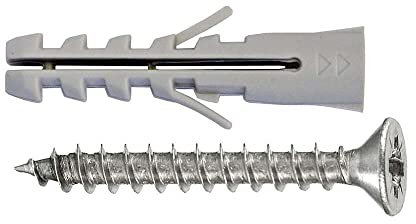 Tasselli universali nylon + viti T.P.S. - Ø 8 x 40-100 pz.