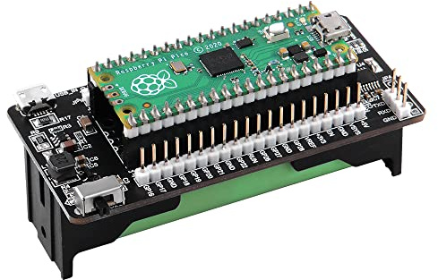 GeeekPi Raspberry Pi Pico/Pico W UPS avbrottsfri strömförsörjning UPS hatt 18 650 Power Bank batteriladdare Power Management Expansionskort för Raspberry Pi Pico/Pico W