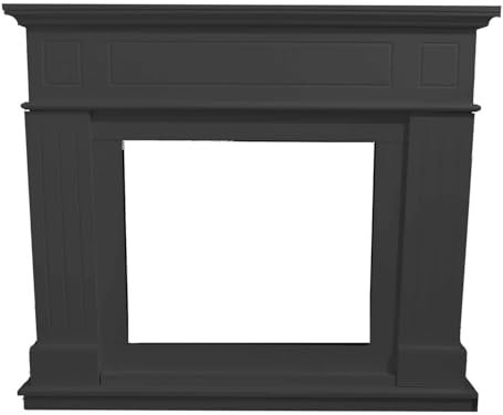 Mpc Cornice Camino Pienza Grigio Grigio Scuro Cornice Caminetti Pienza Grigio Scuro Struttura In Legno Mdf Di Facile Montaggio