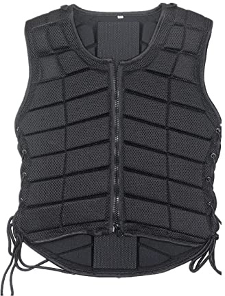 pistro Equestrian Vest,Horse Riding Training Waistcoat Body Safety Protector Gear for Unisex Adults Boys Girls Children - M, Kids
