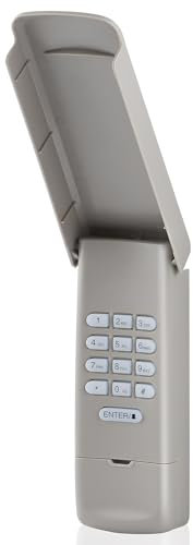 pepape Clavier à Code sans Fil pour Chamberlain LiftMaster 747REV, LM50EV, Clavier sans Fil pour MotorLift ML500, ML1000EV-S, Compatible avec Les ouvre-Portes de Garage Chamberlain 433,92MHz