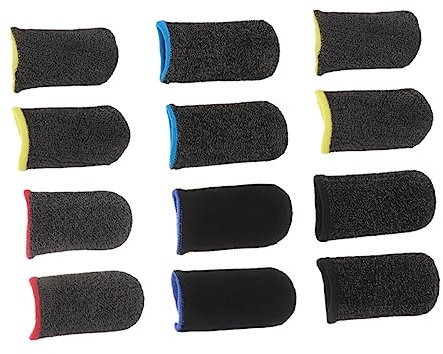 FRCOLOR 6paare Fingerabdeckungen Schnittfest Atmungsaktiv Fingerhüllen Rutschfeste Für Haushalt Handyspiele Rutsch Fingerversorgung Daumenhülle