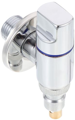 Homoyoyo Válvulas De Cierre Angular De Latón Para Lavadoras, Válvulas De Agua Mini Apertura Rápida De 90 Grados, Antigoteo y Desmontables Para Fontanería Doméstica, Uso Baño y Cocina, 1 Unidad