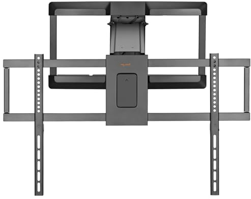 My Wall Motorisierter TV Wandhalter – HP65L, Smart Home, Fernbedienung & Tuya-App-Steuerung, TV Wandhalterung elektrisch, für 43-90 Bildschirme, 50kg Belastung, Höhenverstellbar, Schwenkbar
