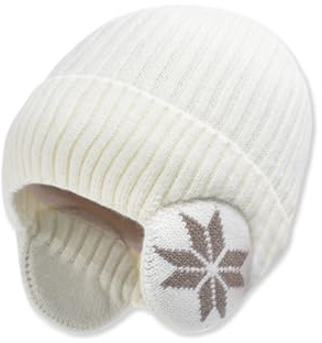 LumiSyne Berretto Lavorato a Maglia per Uomo Donna Cappello con Paraorecchie Fodera in Pile Termico Elastico Antivento Caldo Cappello Invernale con Copriorecchie per Ciclismo Corsa Sci