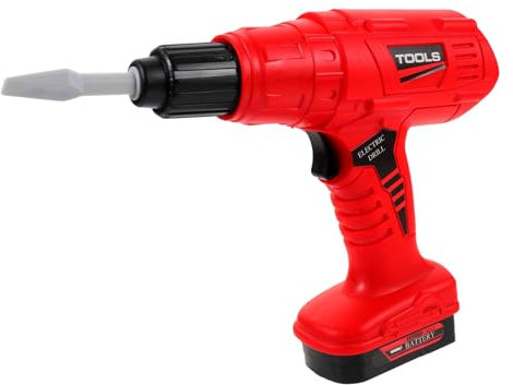 TOYANDONA Electric Drill Toy Funny Boy Girl Toy Plastic Repair Tool for Boys and Girls Plaything Portable for Toddlers