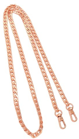 DOITOOL Cadena Para Bolso Metálica Rosa Dorado Correa Para Cartera Mujer Resistente Hebillas Multifunción Para Uso Diario y Obsequio Especial