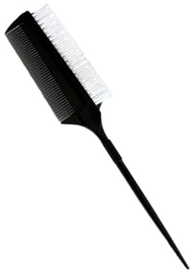 ChuYiElegance Spazzola Lisciante, Pettine a Coda, Pettine per Mèches, Spazzola per Cotonare E Tingere I Capelli, Nero