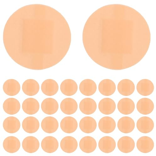Anneome 300 Piezas Vendajes Adhesivos Impermeables Redondos 22 Mm, 300 Unidades (3 Cajas de 100), Transpirables y Hipoalergénicos para Cuidado de Heridas, Protección para Dedos, Nudillos y