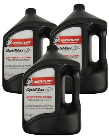 OEM Mercury Optimax/DFI 2-Cycle Outboard Oil Case of 3 Gallons