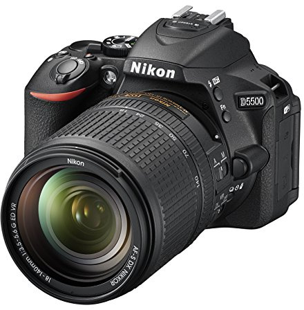 Nikon D5500 Appareil photo numérique Reflex 24,1 Mpix Kit Objectif AF-S 18-140 mm Noir