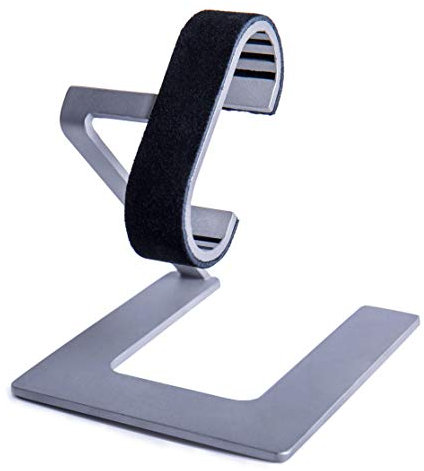 INDULOU Supporto per orologi in acciaio inox, con protezione in pelle, minimalista e compatto, ideale per collezionisti di orologi e amanti degli orologi, modello UNO