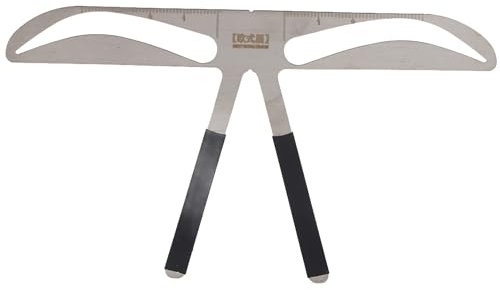 Augenbrauen Schablone, Professionelle Augenbrauen Maßnahme Balance Extension Lineal, Augenbrauenform Schablone im Europäischen Stil(Augenbraue im europäischen Stil)