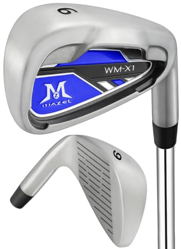 MAZEL Ferro da golf per uomo 1,2,3,4,5,6,7,8,9, P, S, mano destra singola mazza da golf in ferro CNC fresato, controllo preciso della direzione