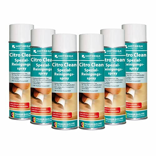 HOTREGA Citro Clean Spezial Reinigungsspray Klebereste Entferner 3000 ml für Teer, Öl, Fett | mit starker Wirkung