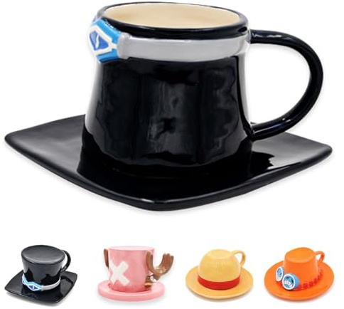 One Piece Tasse, One Piece Sabo Anime Tasse, One Piece Merch, Anime Tasse Kaffeetasse für Zuhause und Büro, Jubiläum, Geburtstag, Weihnachten (Sabo)