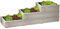 JUWEL Hochbeet Timber PFLANZTREPPE (3-stufiges Treppenhochbeet aus Kunststoff, witterungs- und frostbeständig, ideal für Kräuter, Gemüse & Blumen, ca. 190 x 60 x 60 cm, 100 % recycelbar) 20472