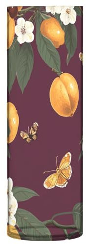 Beauty Níspero Fruta Borgoña Jarrón plástico 11.8 pulgadas moderno decorativo Huracán Jarrón para cocina, mesa, biblioteca, decoración de fiesta