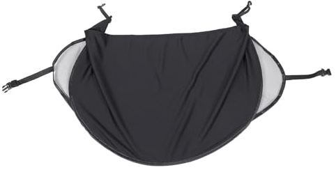 PAMINGONO Parasol para Cochecito de Ñiño Negro de Spandex Diseño Alargado y Fácil de Instalar, Protector Solar Adecuado para Uso al Aire Libre