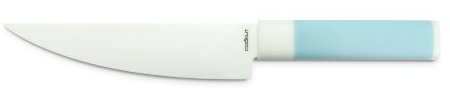 COOKUT CC18BC Keramikmesser, Silikon, 18 cm, himmelblau