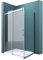 Mai & Mai Duschkabine 80x100 cm Eckdusche Dusche mit Schiebetür Sicherheitsglas 8mm ESG beidseitige NANO-Beschichtung Dusche R-17