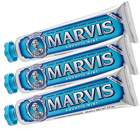 Marvis Toothpaste Aquatic Mint, 3-pack (3x 85ml)