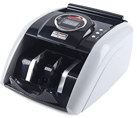 Geldzählmaschine,Banknotenzähler & Falschgeld-Detektor - Geldzählmaschine Geldzähler Banknotenzählmaschine