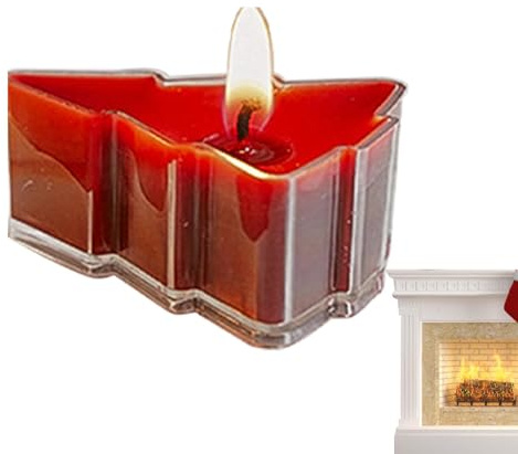 Bougie parfumée pour sapin de Noël, bougies chauffe-plat pour sapin de Noël - Petites bougies en forme d'arbre de Noël, bougies d'aromathérapie uniques, bougies chauffe-plat pour intérieur et
