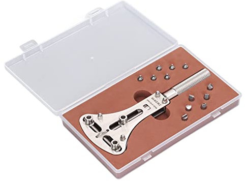 Outil de Couverture de Couverture Arrière à 3 Points Outil Universel pour Ouvrir et Fermer la Montre de Surveillance en Acier Inoxydable avec 12pcs Couvercles Ouverts Claws Range