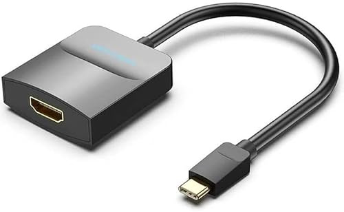 Watio Wave Adapter - USB-c till hdmi-adapter, svart, sänder HD-video, kompakt, perfekt för moderna enhetsanslutningar*