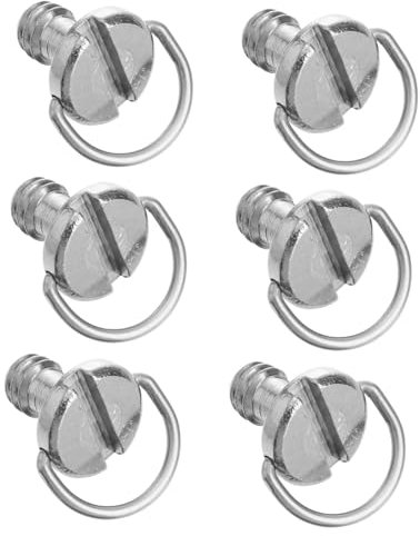 Mipcase 6 Pièces Pièces De Connexion De La Caméra Trépied Accessoires De Caméra Vis De 1/4 Vis De Montage De La Accessoires De Trépied D'appareil Photo