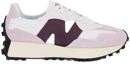 New Balance Damen 327 Sneaker, Rot/Rosa/Vday, 9.5