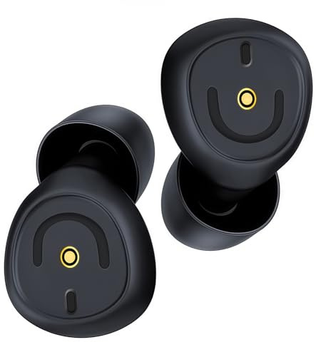 iLove Ear Plugs for Sleep Noise Cancelling, Comfortable Ultra Soft Reusable Washable 45dB Noise Reducing Earplugs with Case & 8 Eartips, for Concert, Working, Studying, Traveling, Black