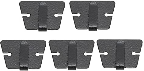 5 Pièces Clip de Support de Microphone en Métal, Pince de Suspension de Microphone d'Autoradio en Métal Pince de Support de Micro Radio pour IC 2720H, IC 2820H, TM241, TM231,KT8900