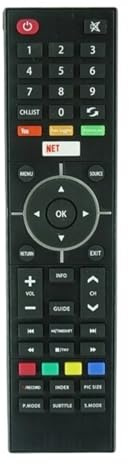 ATOMUSERLY 1 Control Remoto for televisor Inteligente LCD HDTV 4K UHD LDS-4368 LDS-3272 LDS-4074 LDS-5070 QT55NX23