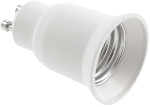 GTV GU10 till E27 lampsockel omvandlare sockel lampsockel adapter lampadapter för LED halogen och energisparande lampor
