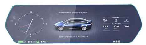 Ciloc Láminas Protectoras Pantalla para Tesla para Modelo X 2016 2017 2018 2019 2020 2021 17 Película Protectora Navegación para El Salpicadero Coche(Instrument Film)