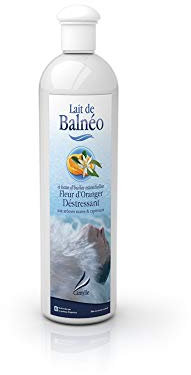 Camylle - Lait de Balnéo Fleur d'Oranger - Emulsion d'Huiles Essentielles pour Baignoire Balnéo, Bain à Bulles, Bain de pieds Thalasso - Déstressant aux arômes suaves et captivants - 250ml