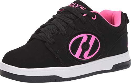 Heelys Voyager Youth Girls Athletic Skate Shoe | Big Kid Black/Pink