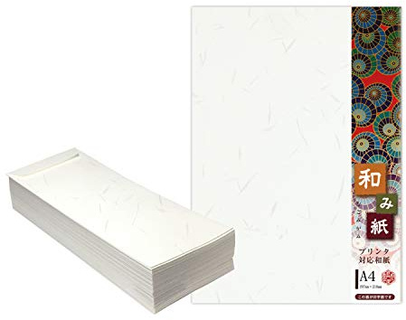 Nagatoya Shoten Naf-651 Na-761V Amazon.co.jp Limited Japanese Paper [Nagomigami] Daiti, Washi Paper, Long 40 Envelopes, 50 Sheets, OA Washi Paper, A4 Size, 100 Sheet Set