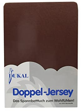 Dukal | Spannbettlaken oval für Kinderwagen Stubenwagen Wiegen Beistellbett | 35x75 – 40x75 cm | aus hochwertigem DOPPEL-Jersey | 100% Baumwolle | Farbe: braun