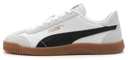 PUMA Women's Club 5v5 Sneaker White Black-Feather Gray, 7.5