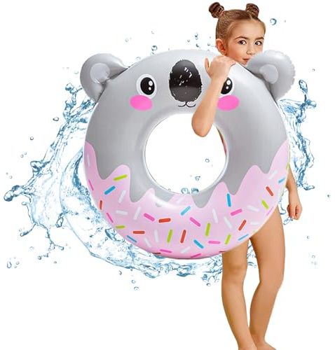 POPOYU Galleggianti gonfiabili per piscina, anelli gonfiabili per bambini, tubi da piscina giocattoli per piscina, anello in gomma per piscina, decorazioni per feste in spiaggia, regali estivi per