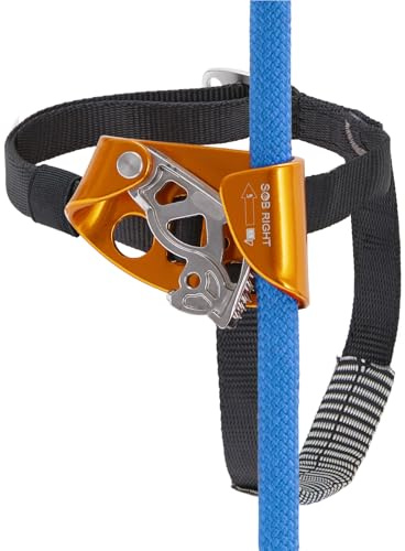 RESQT Foot Ascender, Riser Rock Climbing Mountaineering Tree Arborist, Equipment Climbing Device for 8-13mm Rope