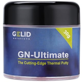 Gelid Solutions GN-Ultimate 6W Pasta Térmica 30g. No Eléctrico - Densidad (g/cm): 3.3 - Temperatura C: -30 a 200C - Muy buena conductividad térmica - Compatible con Apple, Intel, AMD, Nvidia