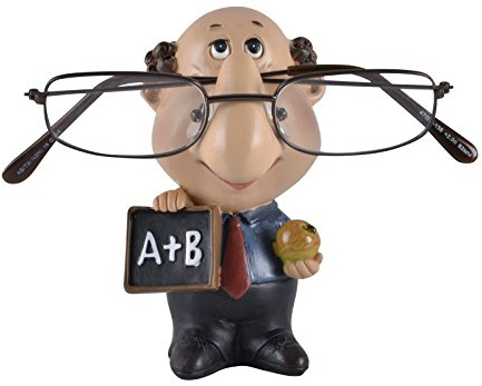 Mr Crimbo Teacher Reading Glasses Holder Figure Gift Ornament Accessory Spectacles Stand