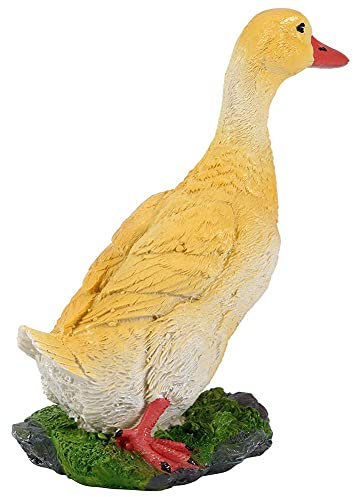 HERCHR Statues de Jardin de Canard de résine, Figurines artificielles de Paysage d'ornement de Sculpture